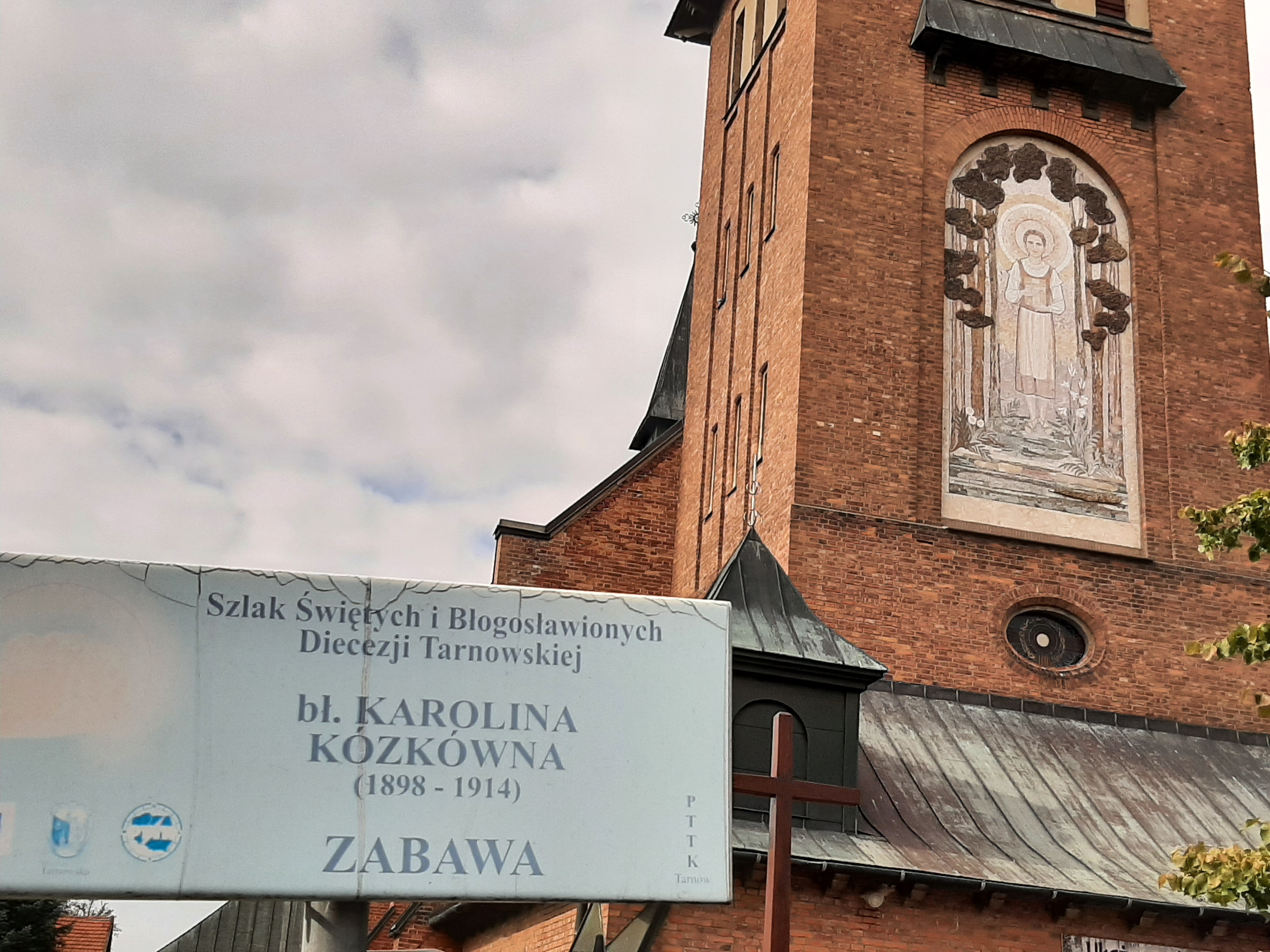 Sanktuarium Błogosławionej Karoliny Kózkówny w Zabawie -  miejsce XXXV Pielgrzymki Romów